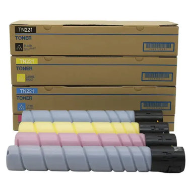 Cmyk Cartridge Use For Konica Minolta TN221 - TONERS
